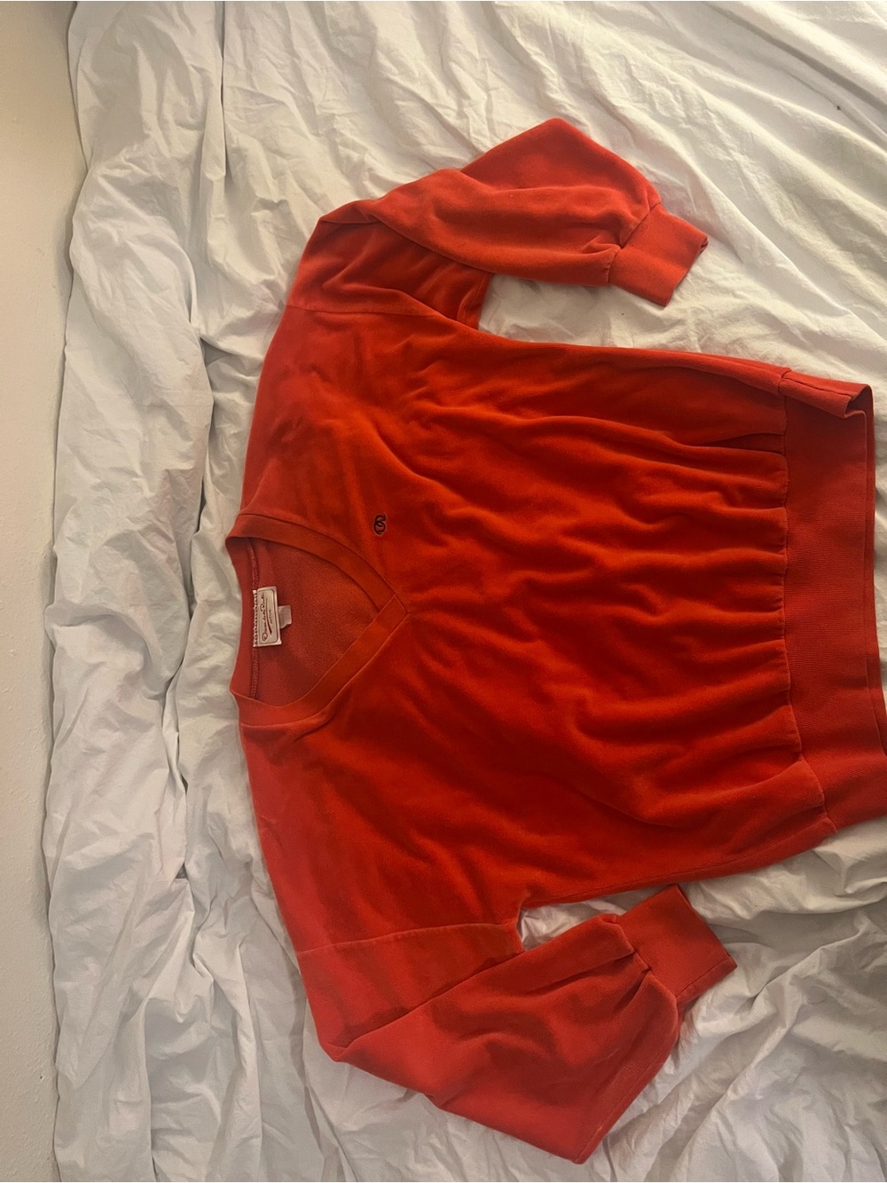 Vintage Oscar de la Renta Active Sweater in orange
